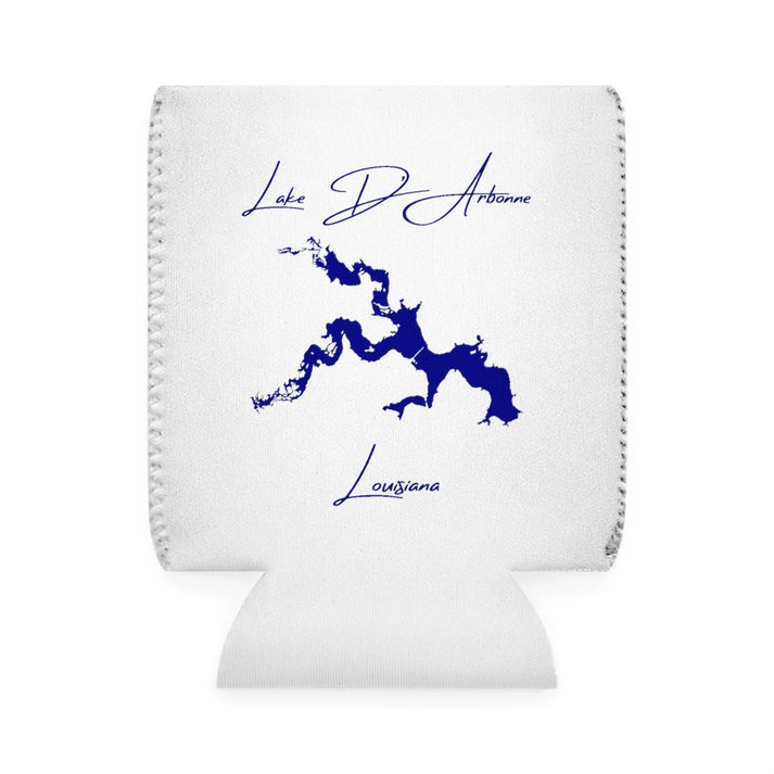 Louisiana  Lake  D'Arbonne  Can  Koozie  front  position  view  from  front-1  white.webp