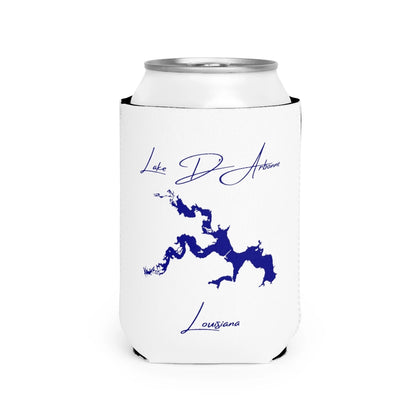 Louisiana  Lake  D'Arbonne  Can  Koozie  front  position  view  from  front-2  white.webp