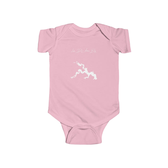 Louisiana  Lake  D'Arbonne  Onesie  front  position  view  from  front  pink.webp