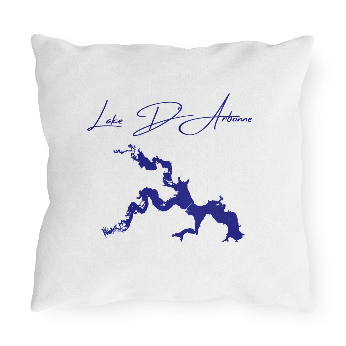 Louisiana  Lake  D'Arbonne  Outdoor  Pillow  back  position  view  from  back  16  x  16.webp