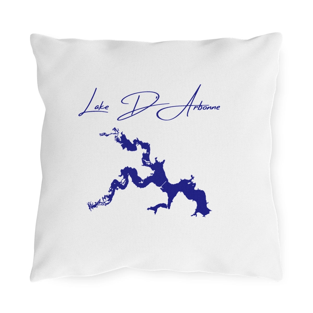 Louisiana  Lake  D'Arbonne  Outdoor  Pillow  front  position  view  from  front  16  x  16.webp