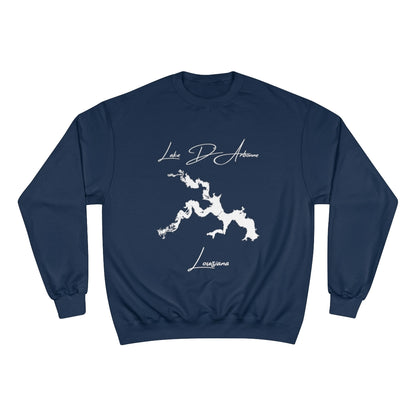Louisiana  Lake  D'Arbonne  Sweatshirt  front  position  view  from  front  navy.webp