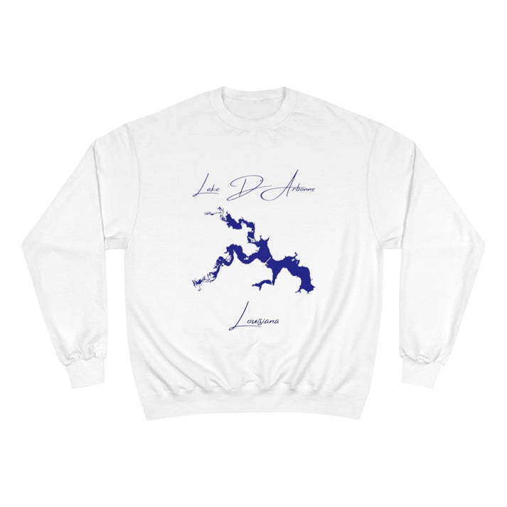 Louisiana  Lake  D'Arbonne  Sweatshirt  front  position  view  from  front  white.webp