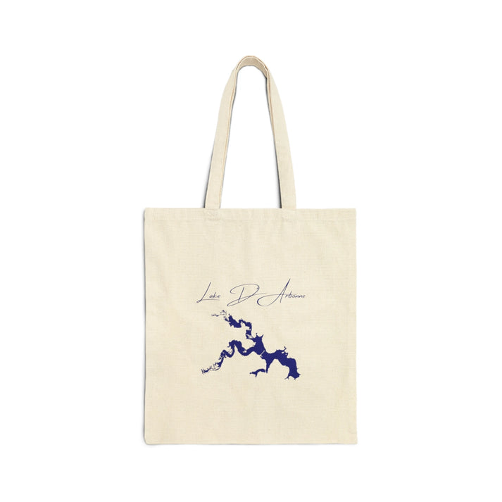 Louisiana  Lake  D'Arbonne  Tote  Bag  back  position  view  from  back  15  x  16.webp