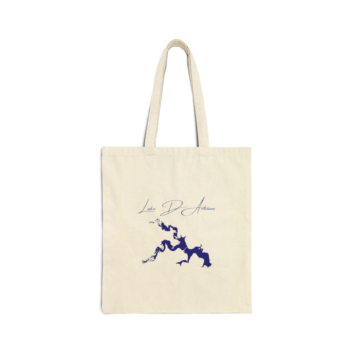 Louisiana  Lake  D'Arbonne  Tote  Bag  front  position  view  from  front  15  x  16.webp