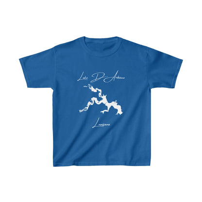 Louisiana  Lake  D'Arbonne  Youth  T-shirt  front  position  view  from  front  royal.webp