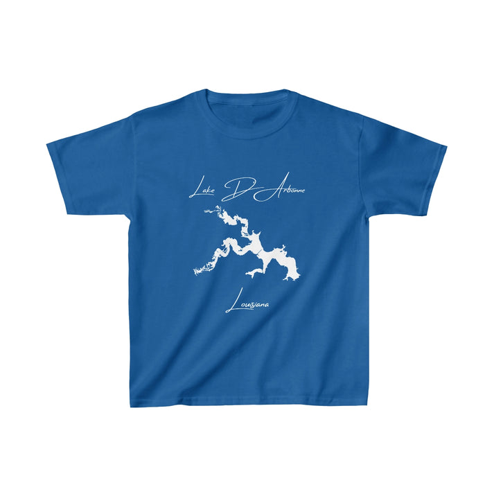 Louisiana  Lake  D'Arbonne  Youth  T-shirt  front  position  view  from  front  royal.webp