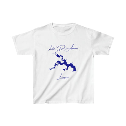 Louisiana  Lake  D'Arbonne  Youth  T-shirt  front  position  view  from  front  white.webp