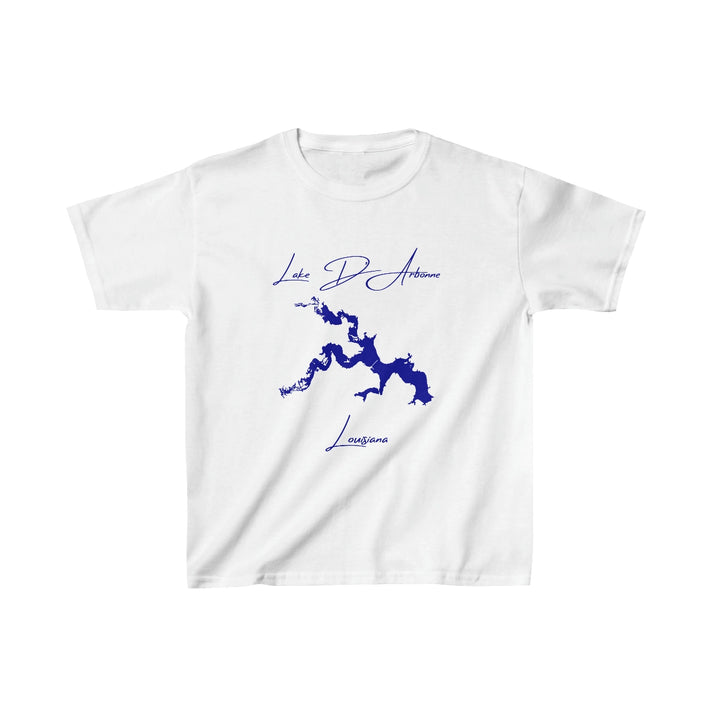 Louisiana  Lake  D'Arbonne  Youth  T-shirt  front  position  view  from  front  white.webp