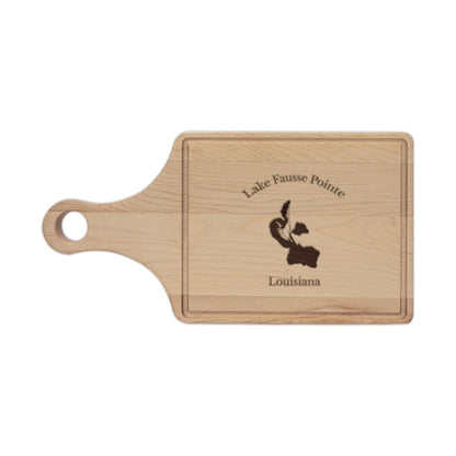 Louisiana  Lake  Fausse  Pointe  Engraved  Cutting  Board  front  position  view  from  front  maple.webp