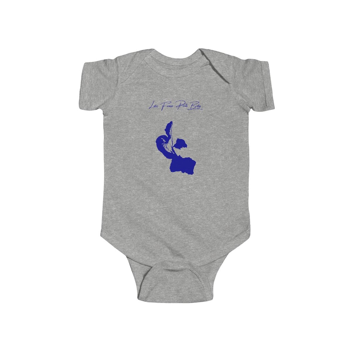 Louisiana  Lake  Fausse  Pointe  Onesie  front  position  view  from  front  heather.webp