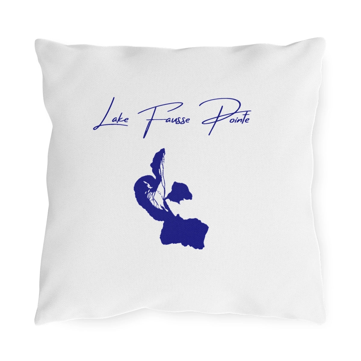 Louisiana  Lake  Fausse  Pointe  Outdoor  Pillow  front  position  view  from  front  16  x  16.webp
