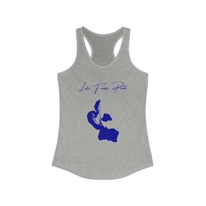 Louisiana  Lake  Fausse  Pointe  Racerback-Tank  front  position  view  from  front  heather  grey.webp