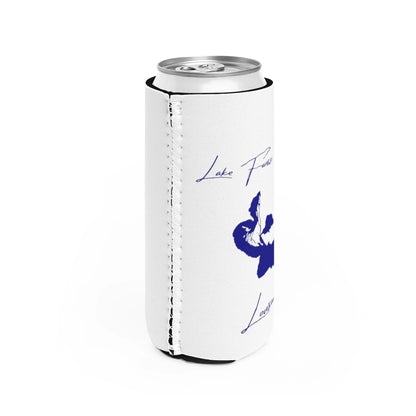 Louisiana  Lake  Fausse  Pointe  Slim  Can  Koozie  all  position  view  from  right  white.webp