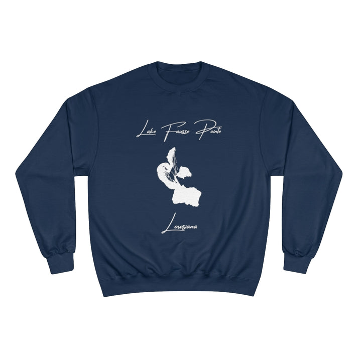 Louisiana  Lake  Fausse  Pointe  Sweatshirt  front  position  view  from  front  navy.webp