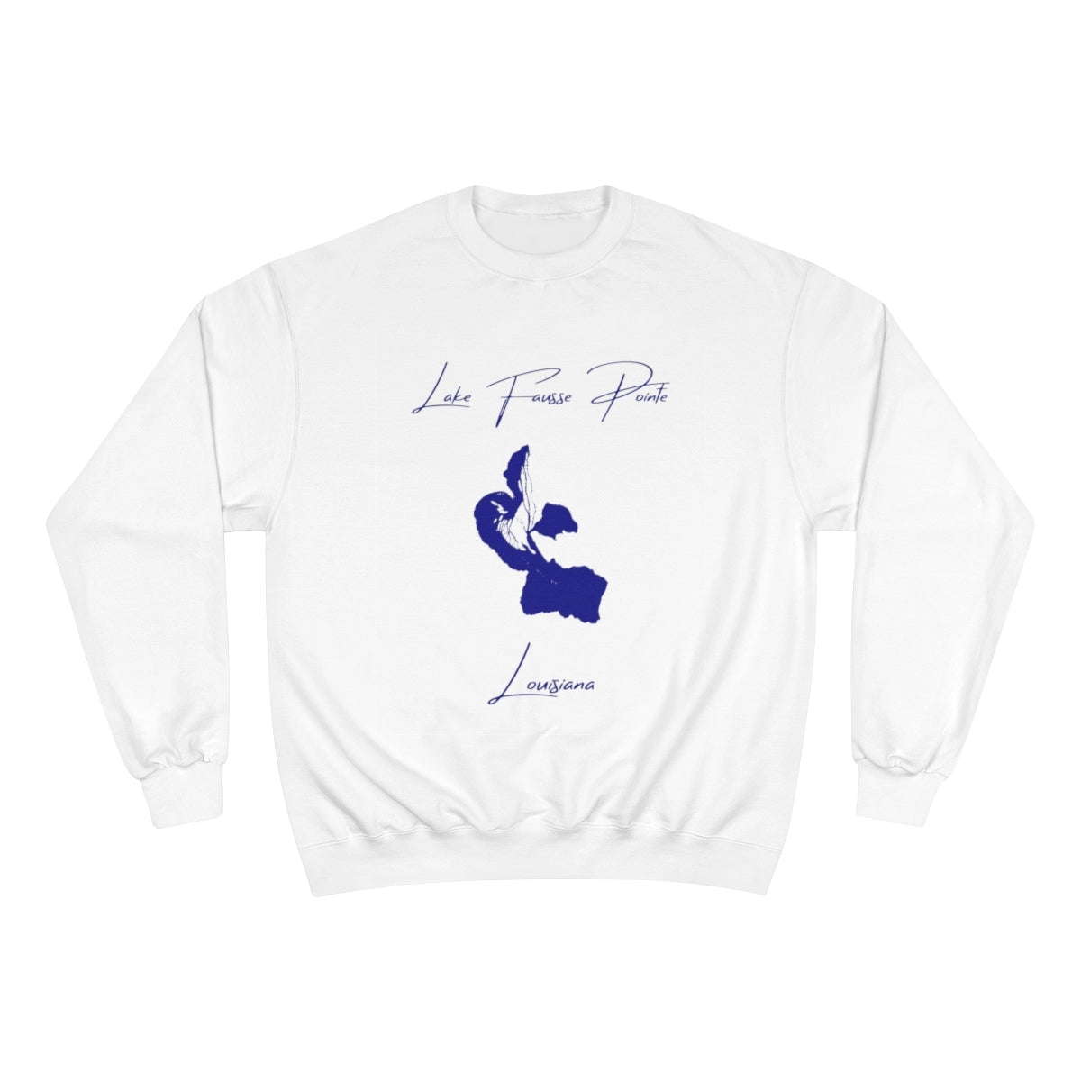 Louisiana  Lake  Fausse  Pointe  Sweatshirt  front  position  view  from  front  white.webp