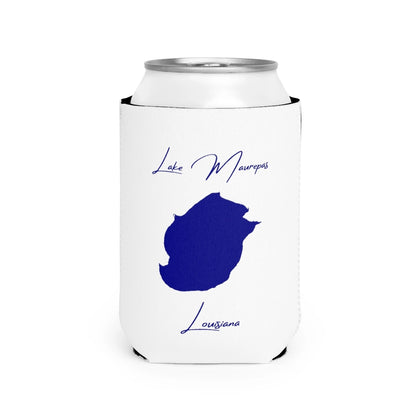 Louisiana  Lake  Maurepas  Can  Koozie  front  position  view  from  front-2  white.webp