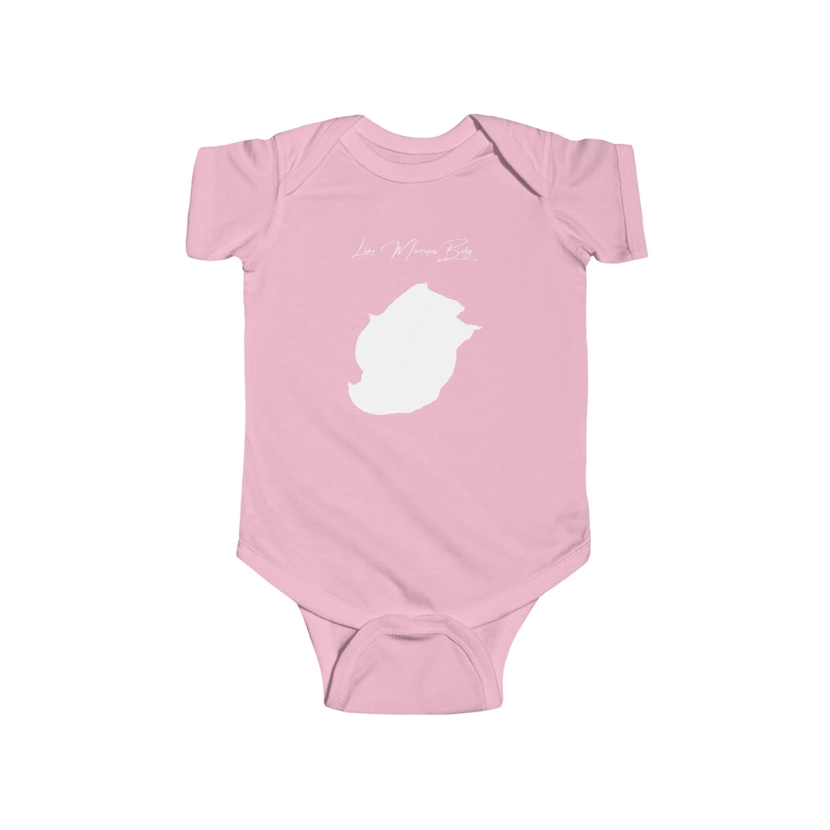 Louisiana  Lake  Maurepas  Onesie  front  position  view  from  front  pink.webp