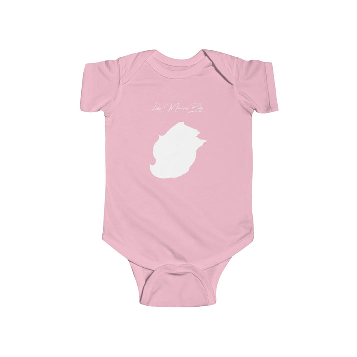 Louisiana  Lake  Maurepas  Onesie  front  position  view  from  front  pink.webp