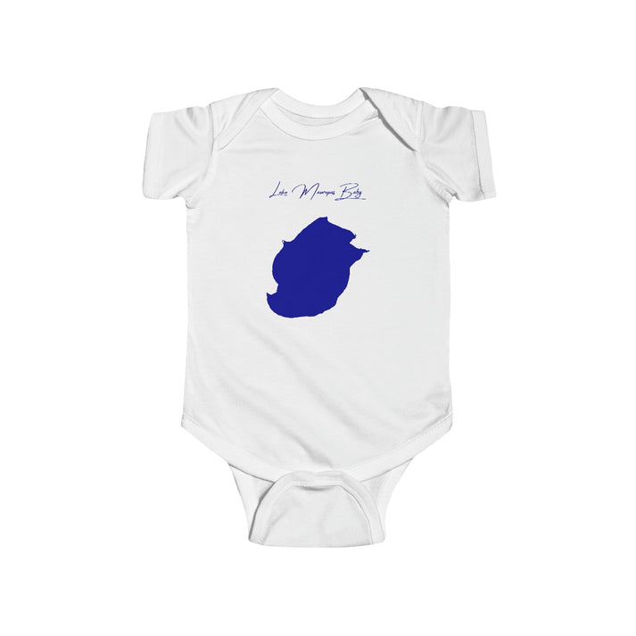 Louisiana  Lake  Maurepas  Onesie  front  position  view  from  front  white.webp
