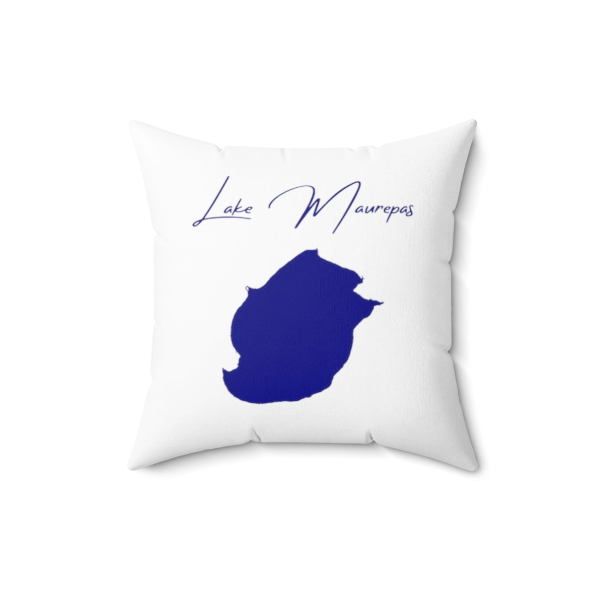 Louisiana  Lake  Maurepas  Pillow  front  position  view  from  front  16  x  16.webp