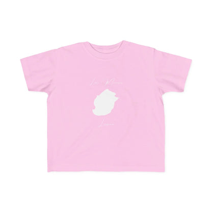 Louisiana  Lake  Maurepas  Toddler  T-shirt  front  position  view  from  front  pink.webp