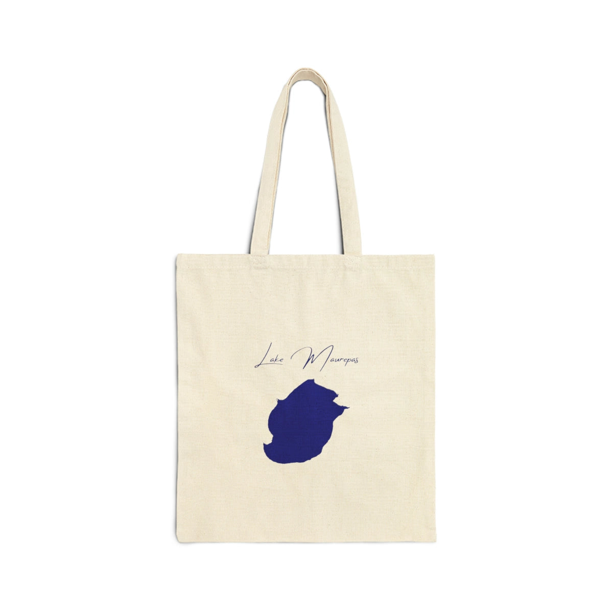 Louisiana  Lake  Maurepas  Tote  Bag  back  position  view  from  back  15  x  16.webp