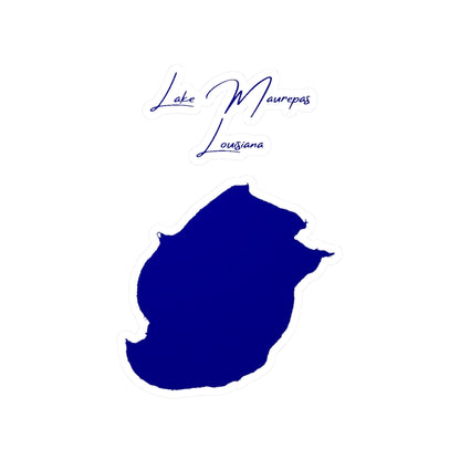 Louisiana  Lake  Maurepas  Vinyl  Decal  other  position  view  from  front  4  x  6.webp