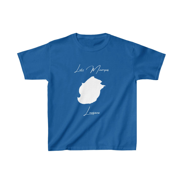 Louisiana  Lake  Maurepas  Youth  T-shirt  front  position  view  from  front  royal.webp