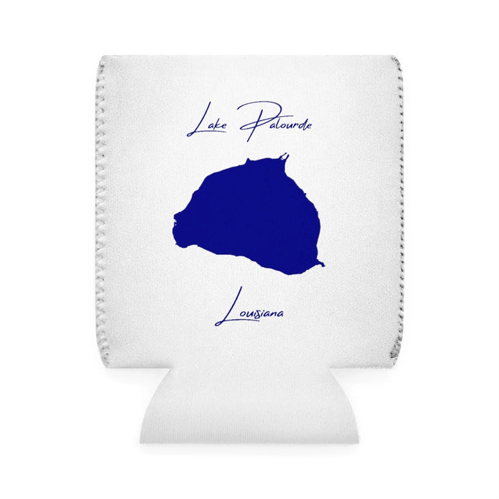 Louisiana  Lake  Palourde  Can  Koozie  front  position  view  from  front-1  white.webp