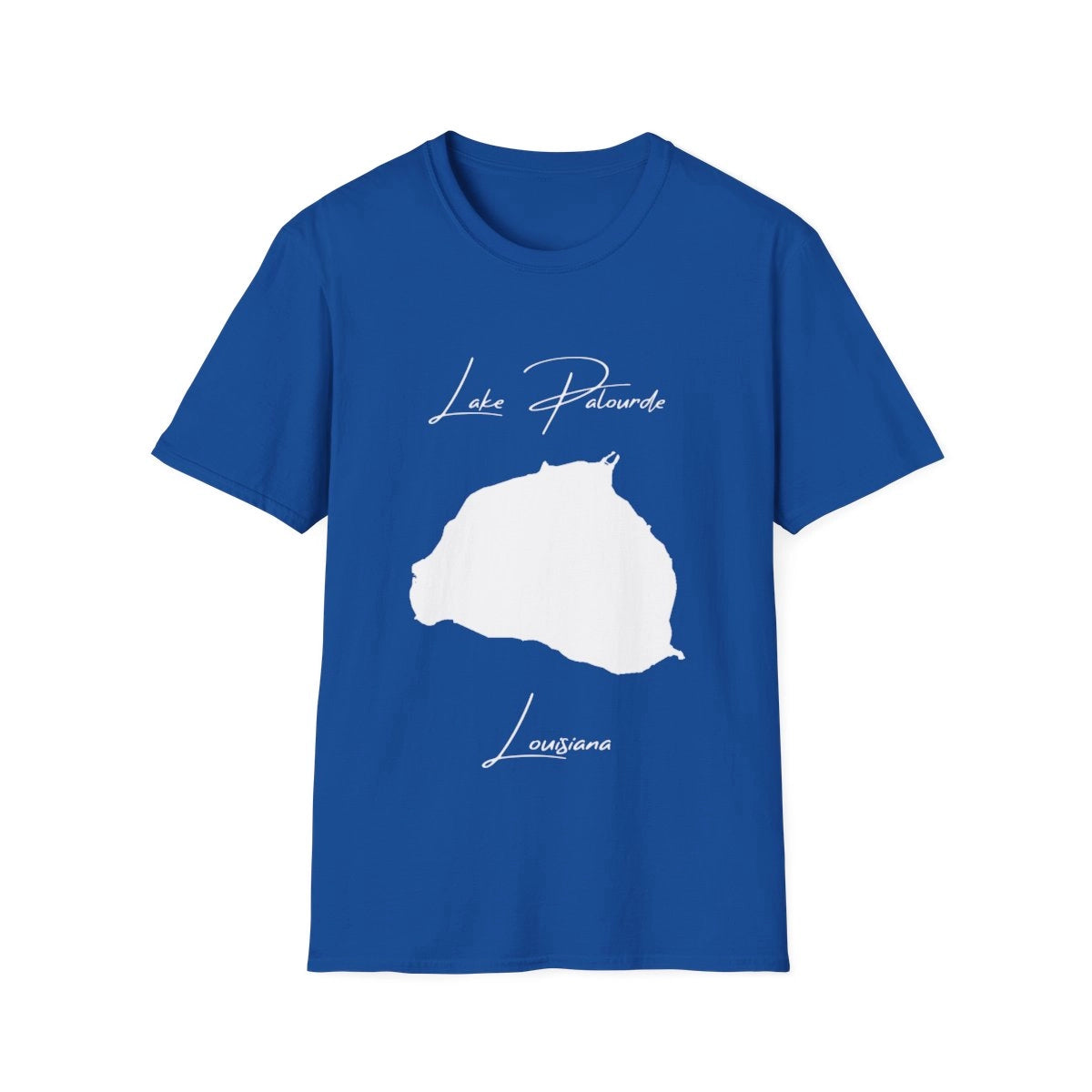 Louisiana  Lake  Palourde  T-shirt  front  position  view  from  front  royal.webp
