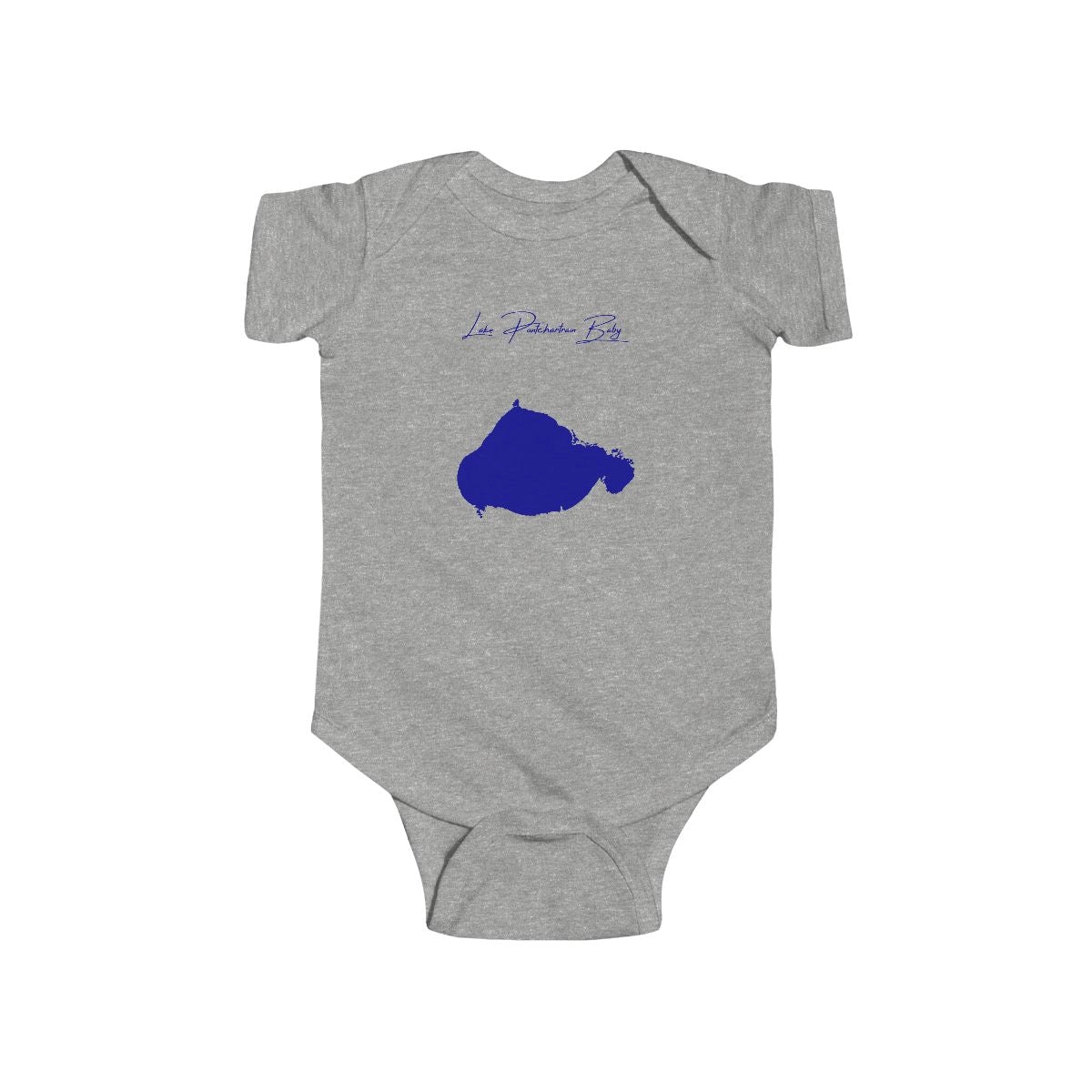 Louisiana  Lake  Pontchartrain  Onesie  front  position  view  from  front  heather.webp