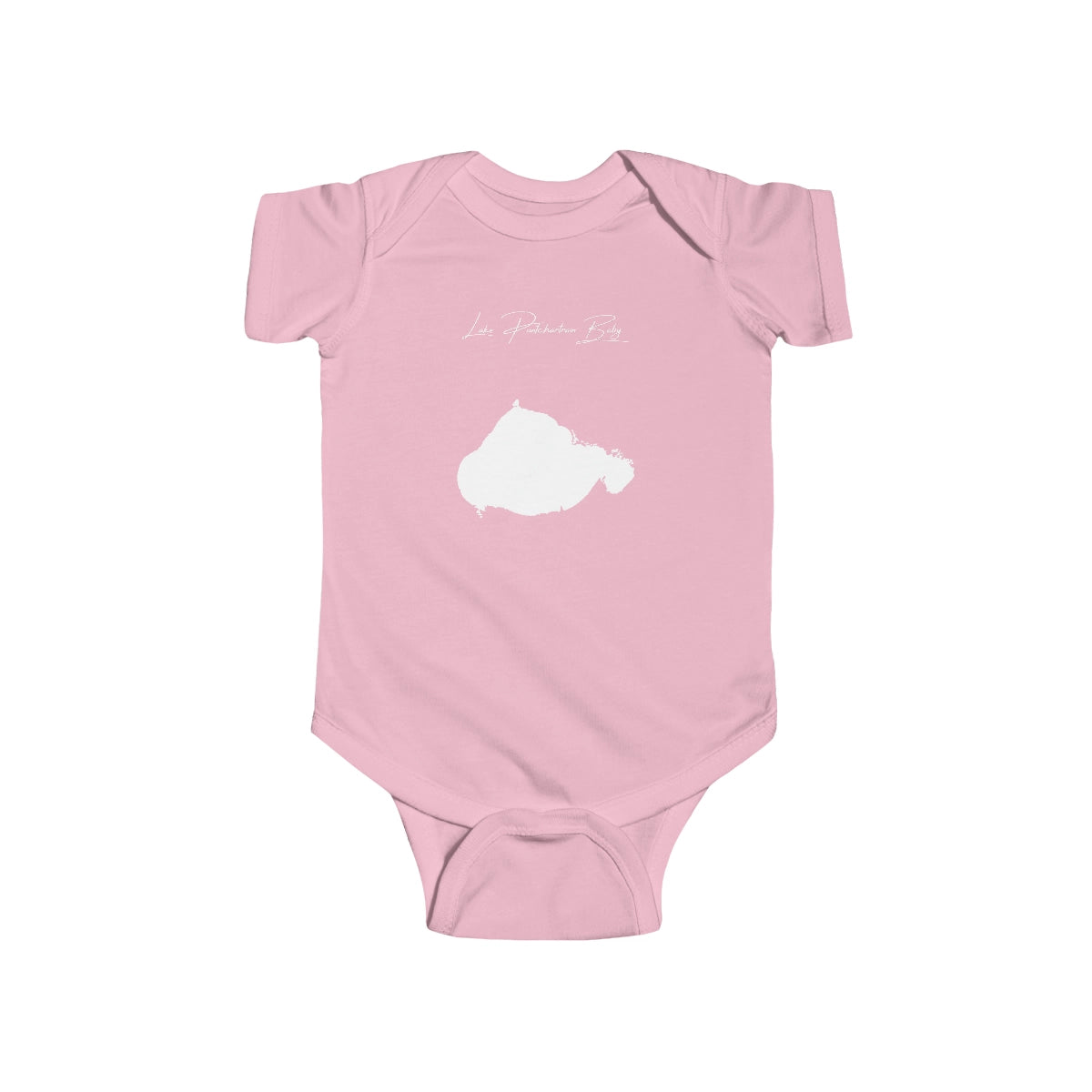 Louisiana  Lake  Pontchartrain  Onesie  front  position  view  from  front  pink.webp