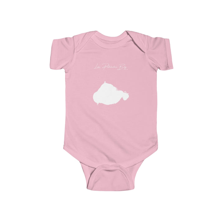 Louisiana  Lake  Pontchartrain  Onesie  front  position  view  from  front  pink.webp