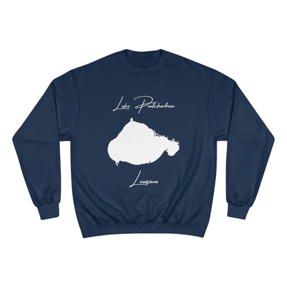 Louisiana  Lake  Pontchartrain  Sweatshirt  front  position  view  from  front  navy.webp