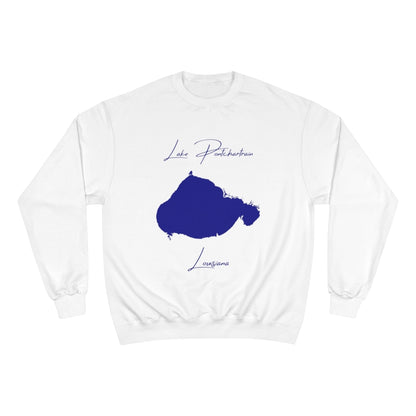 Louisiana  Lake  Pontchartrain  Sweatshirt  front  position  view  from  front  white.webp