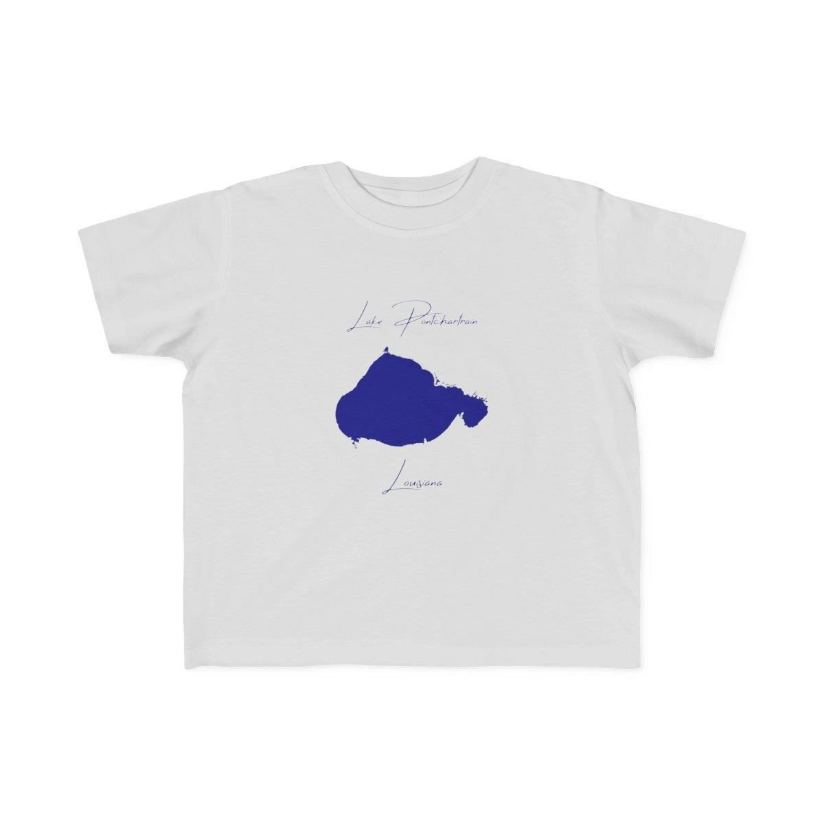 Louisiana  Lake  Pontchartrain  Toddler  T-shirt  front  position  view  from  front  silver.webp