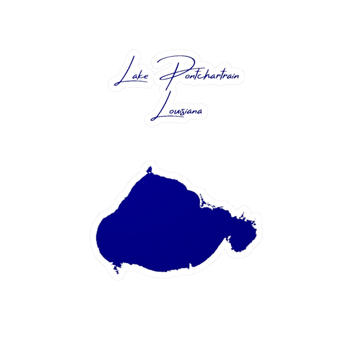 Louisiana  Lake  Pontchartrain  Vinyl  Decal  other  position  view  from  front  4  x  6.webp