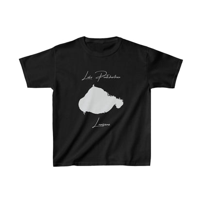 Louisiana  Lake  Pontchartrain  Youth  T-shirt  front  position  view  from  front  black.webp