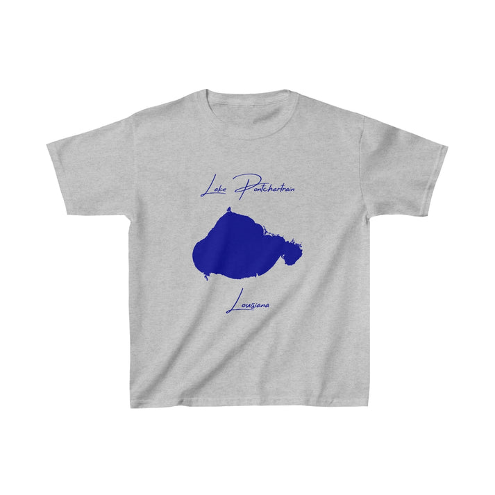 Louisiana  Lake  Pontchartrain  Youth  T-shirt  front  position  view  from  front  sport  grey.webp