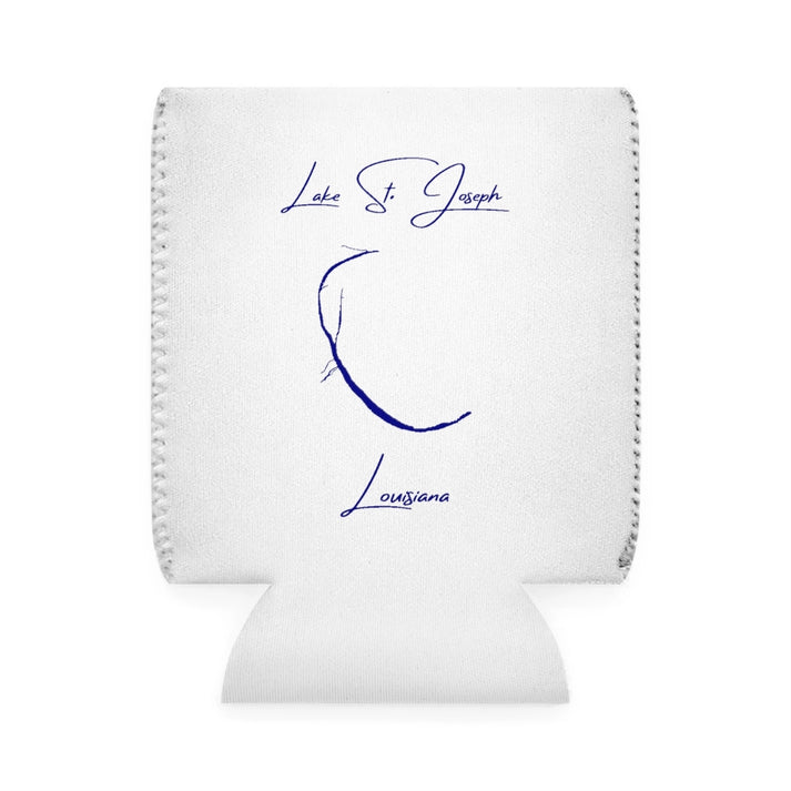 Louisiana  Lake  St.  Joseph  Can  Koozie  front  position  view  from  front-1  white.webp