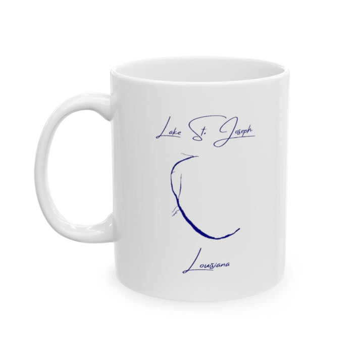 Louisiana  Lake  St.  Joseph  Ceramic  Mug  other  position  view  from  left  11oz.webp