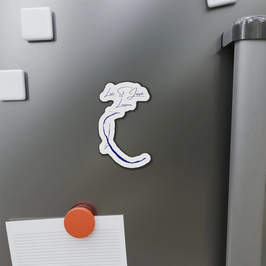 Louisiana  Lake  St.  Joseph  Die  Cut  Magnet  front  position  view  from  context-1  4  x  4.webp