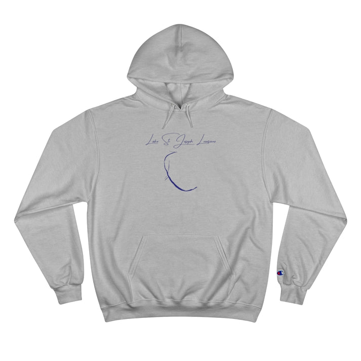 Louisiana  Lake  St.  Joseph  Hoodie  front  position  view  from  front  light  steel.webp