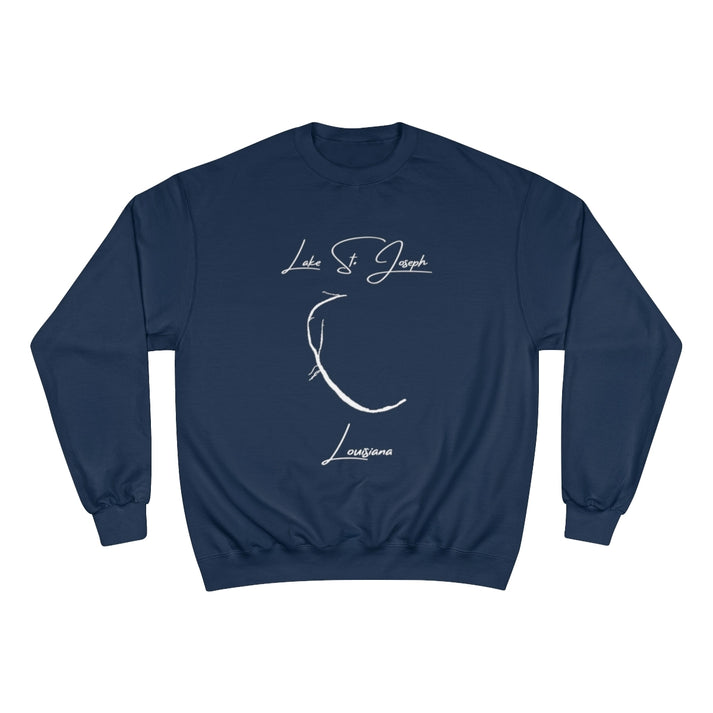 Louisiana  Lake  St.  Joseph  Sweatshirt  front  position  view  from  front  navy.webp