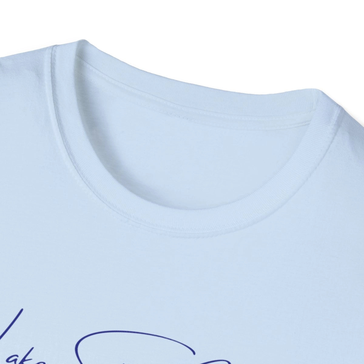 Louisiana  Lake  St.  Joseph  T-shirt  other  position  view  from  front-collar-closeup  light  blue.webp