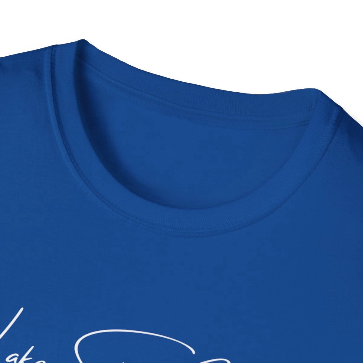 Louisiana  Lake  St.  Joseph  T-shirt  other  position  view  from  front-collar-closeup  royal.webp