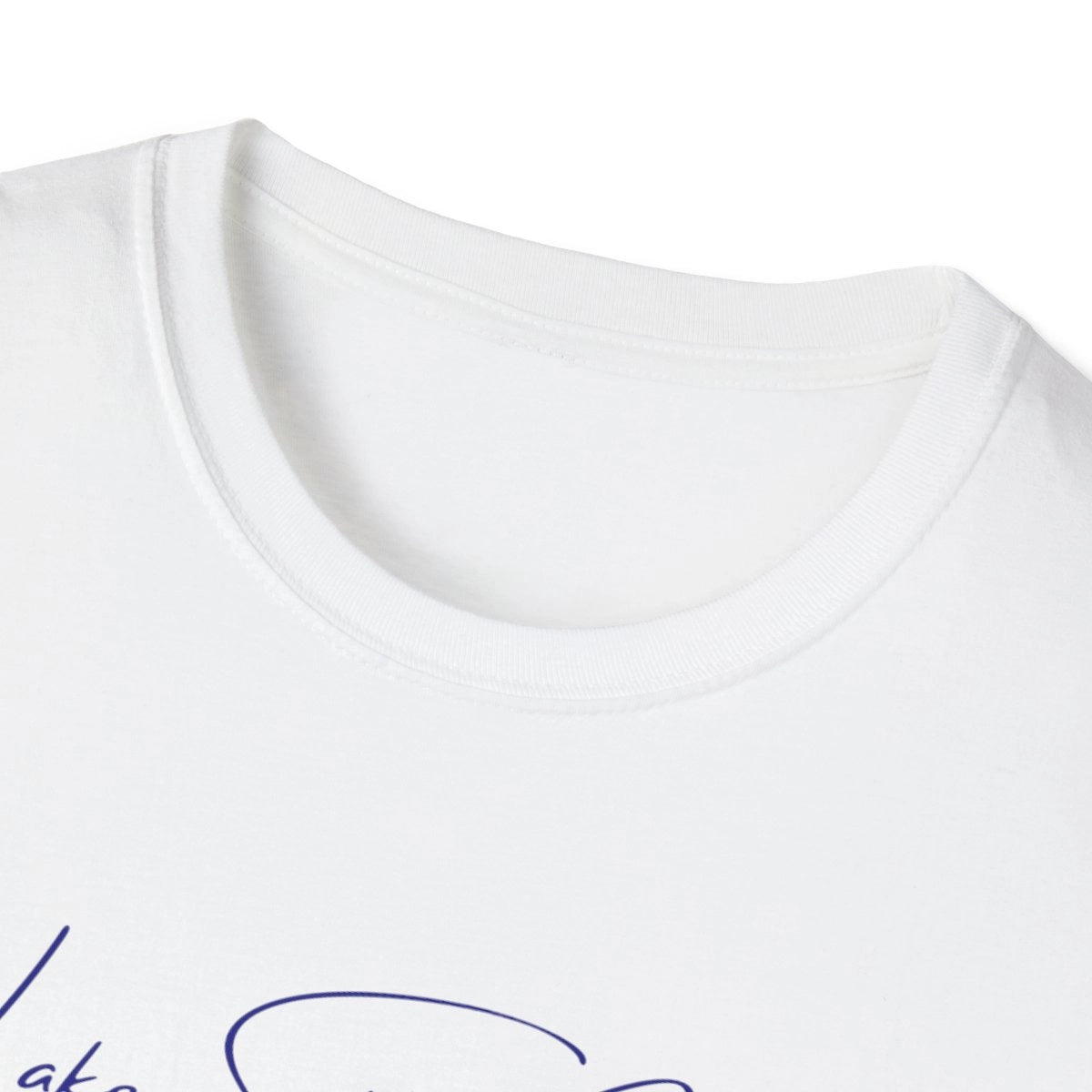 Louisiana  Lake  St.  Joseph  T-shirt  other  position  view  from  front-collar-closeup  white.webp