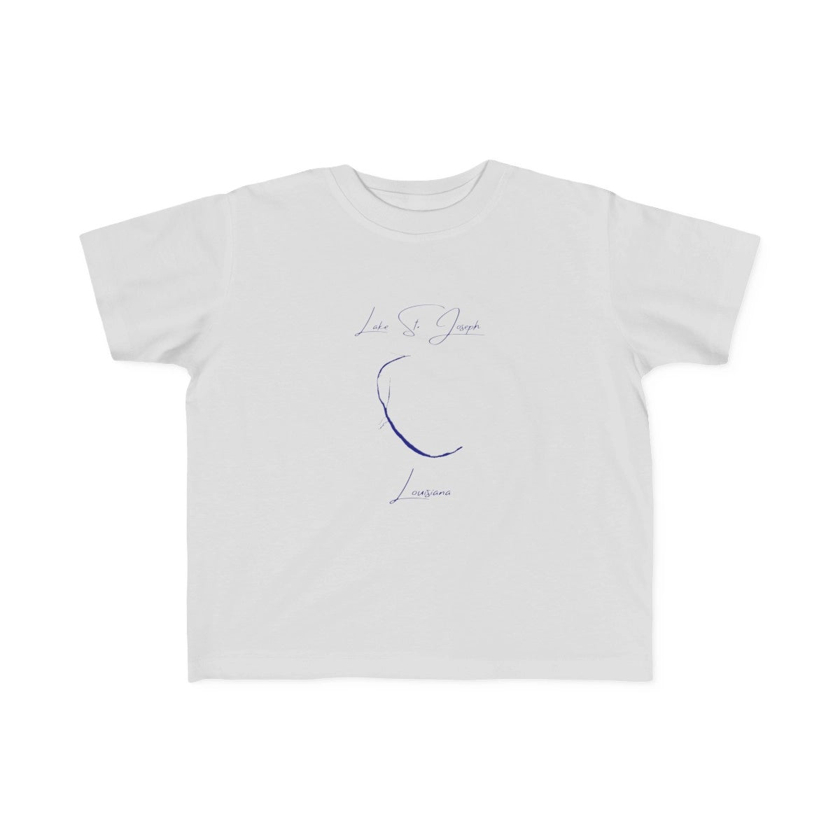 Louisiana  Lake  St.  Joseph  Toddler  T-shirt  front  position  view  from  front  silver.webp