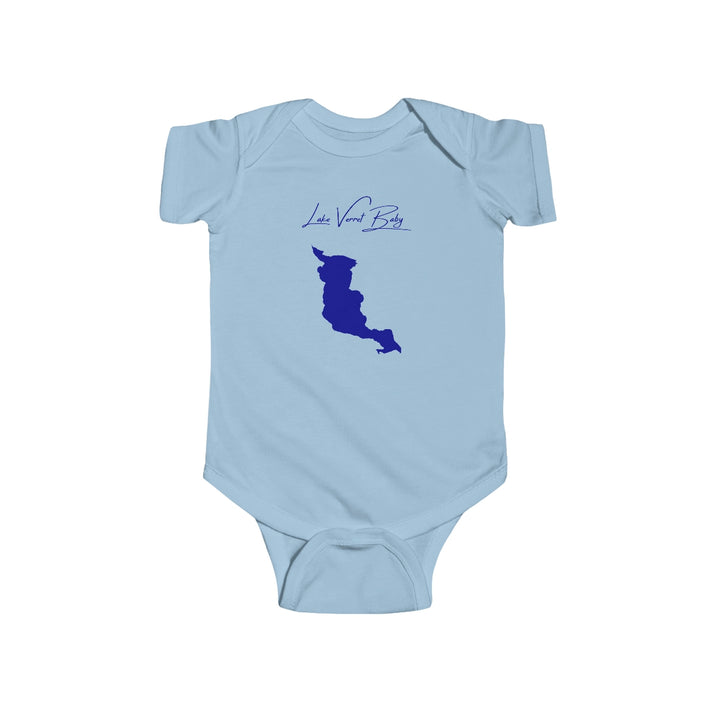 Louisiana  Lake  Verret  Onesie  front  position  view  from  front  light  blue.webp